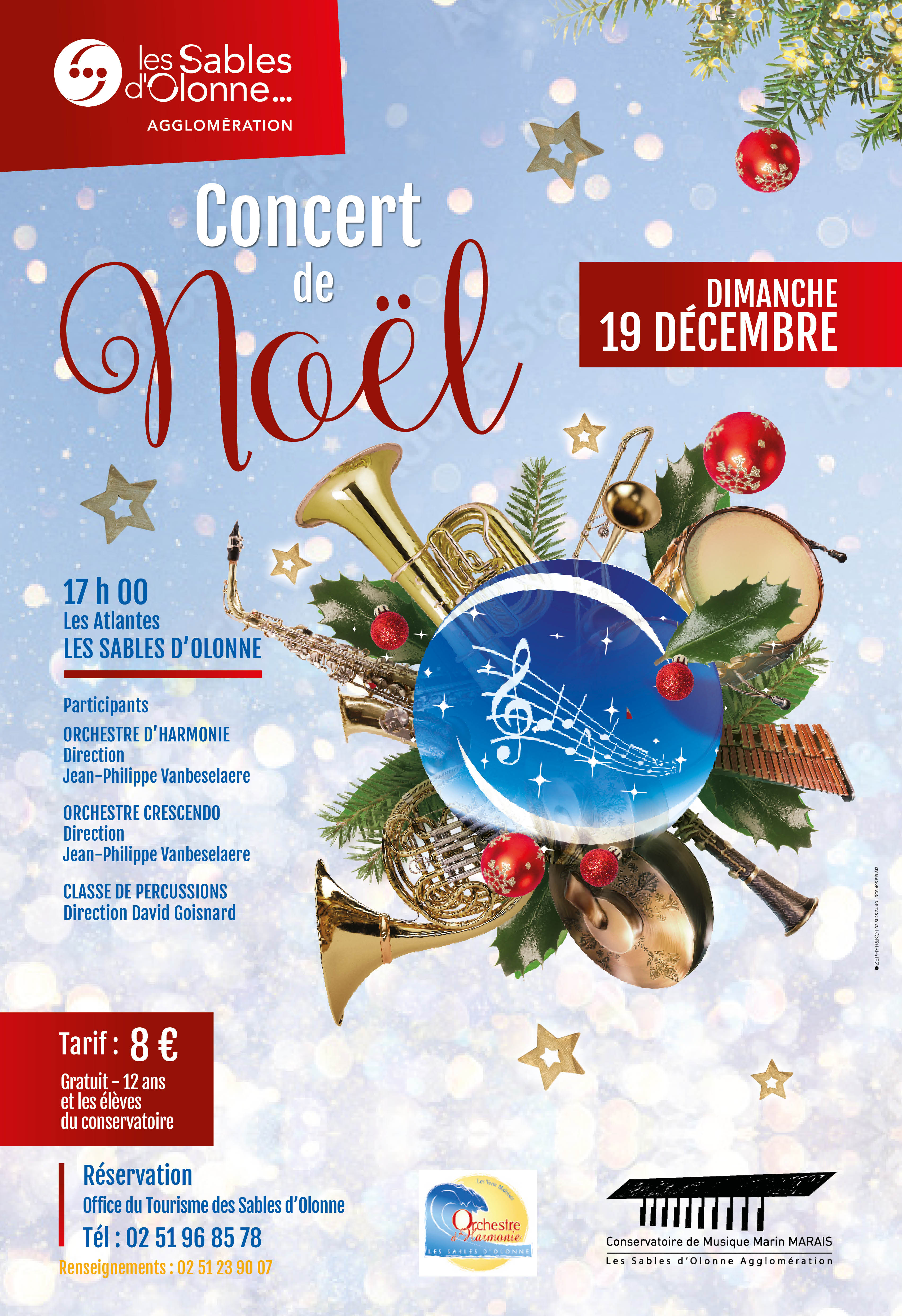 Affiche Concert de Noël 2021