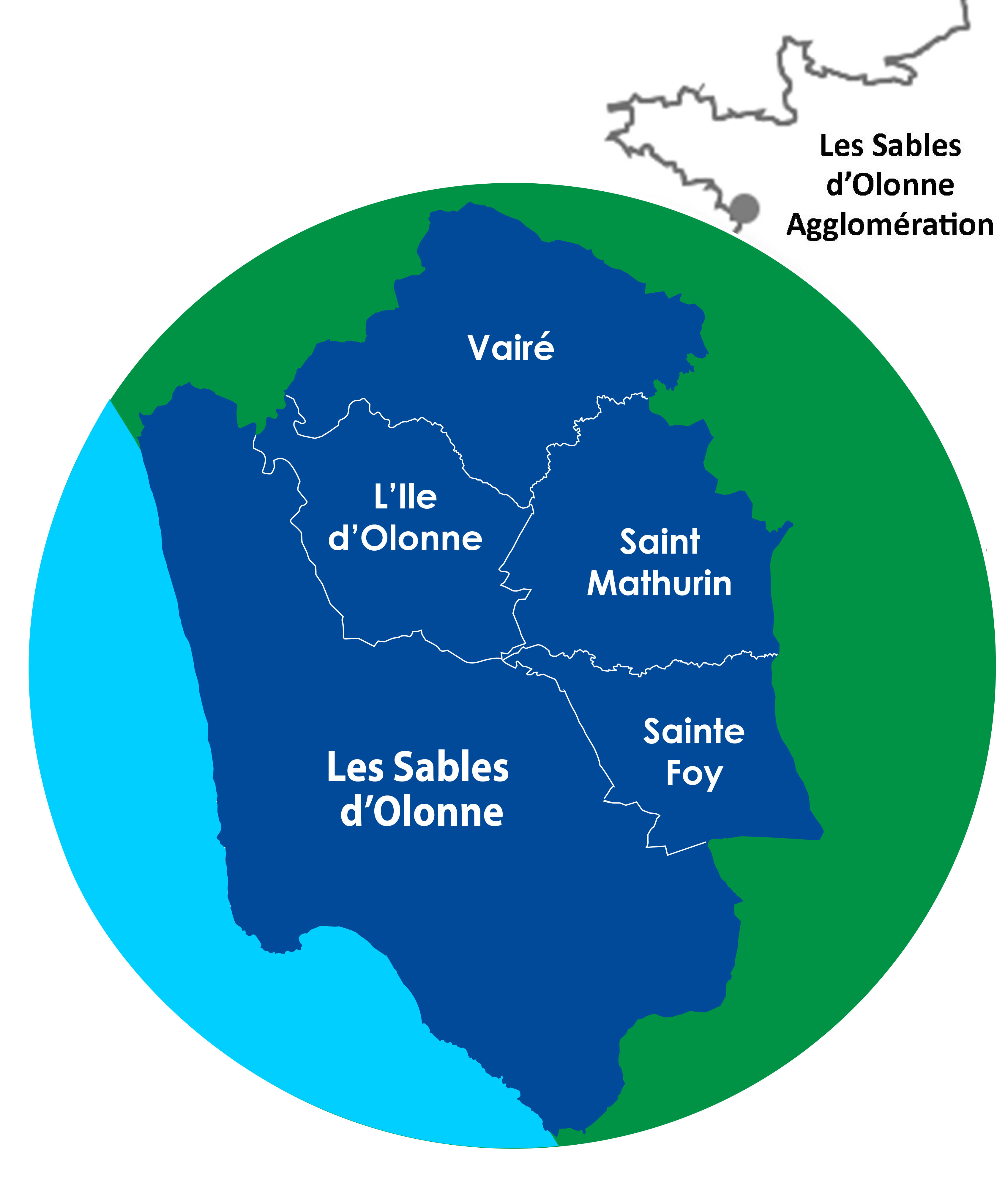 Carte Communauté d'agglo france