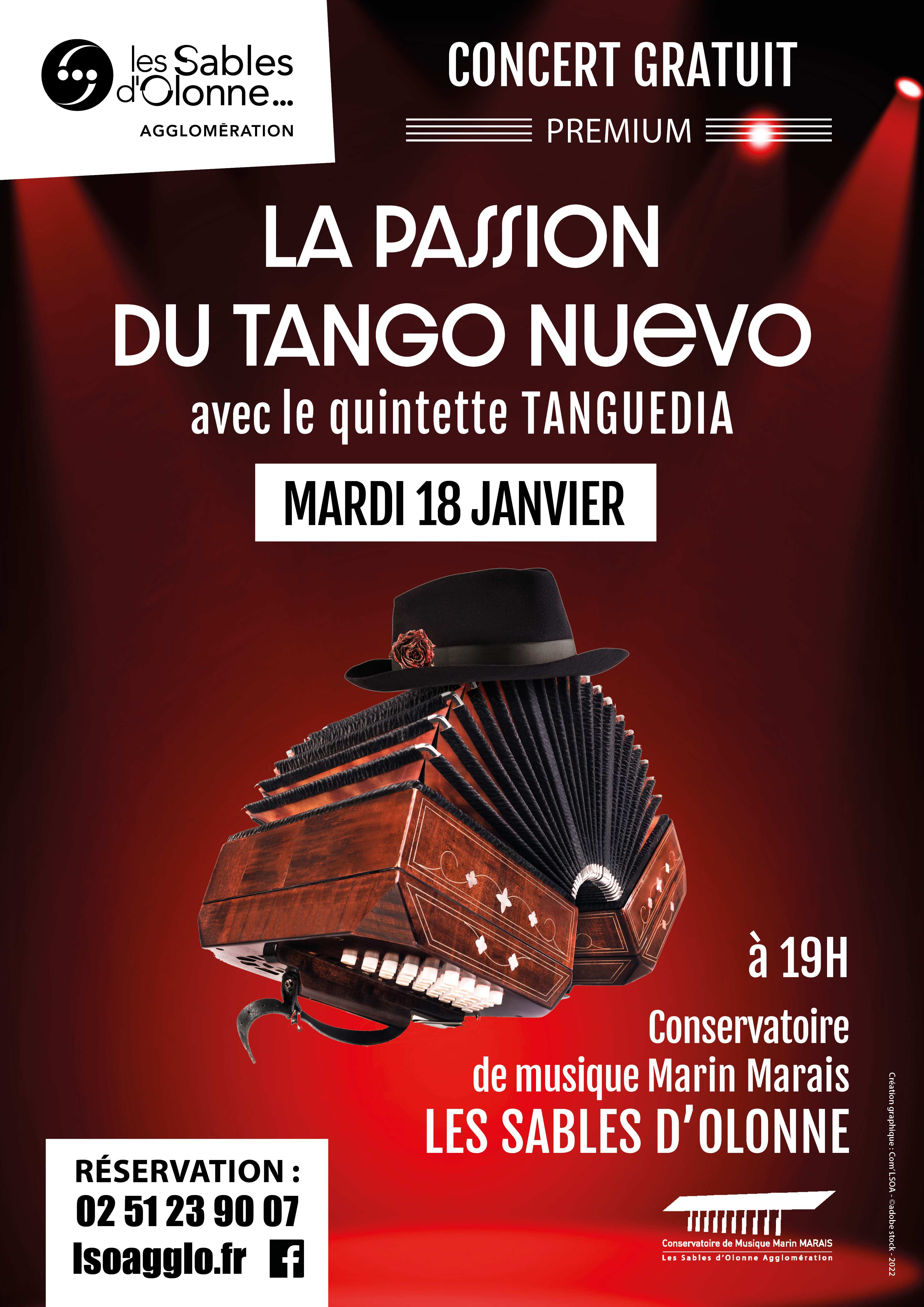 Concert quintette Tanguedia (18 janvier 22)