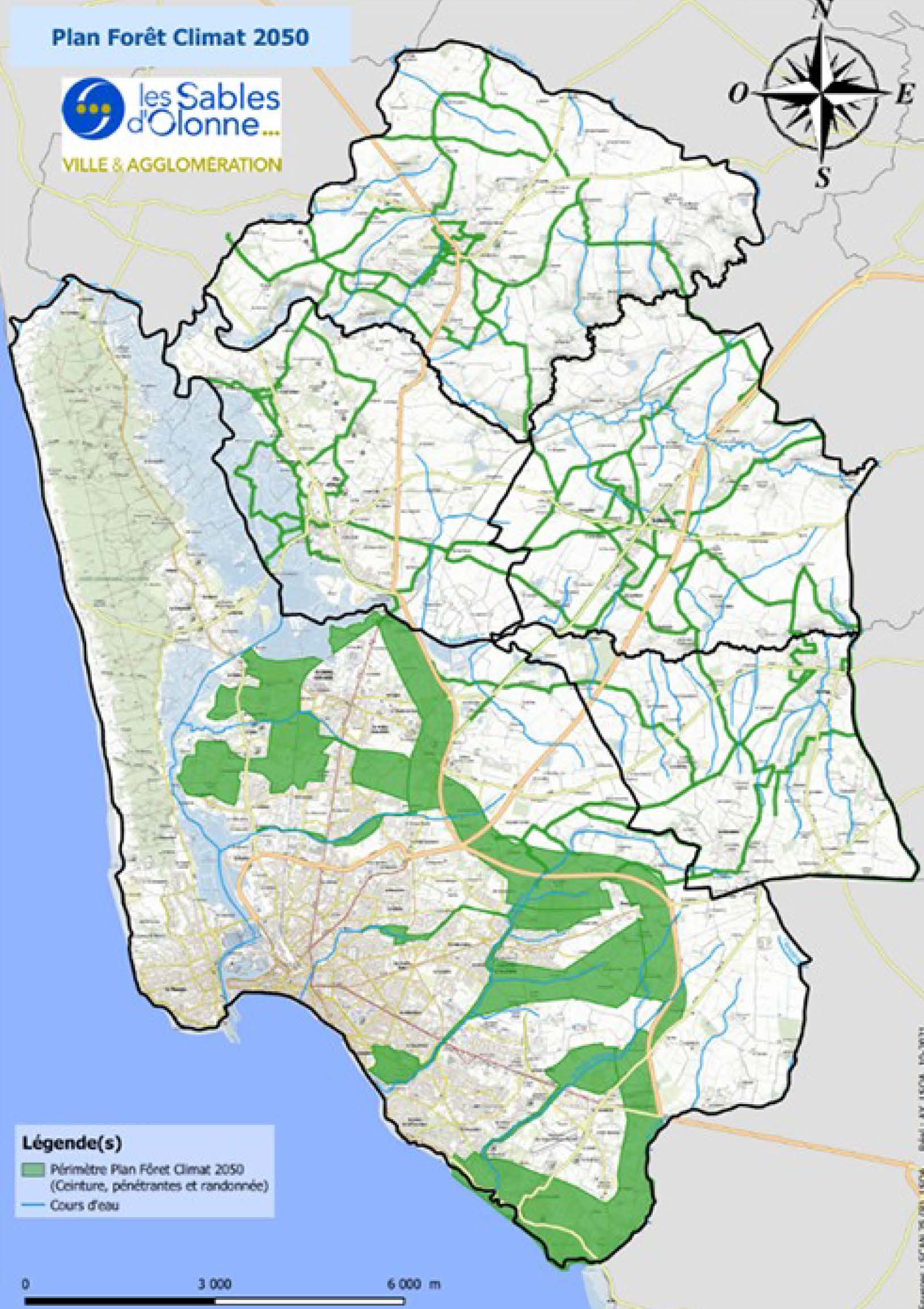 Carte Plan Forêt Climat 